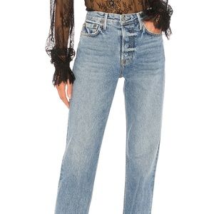 Grlfrnd Denim Helena High Rise Straight Jean